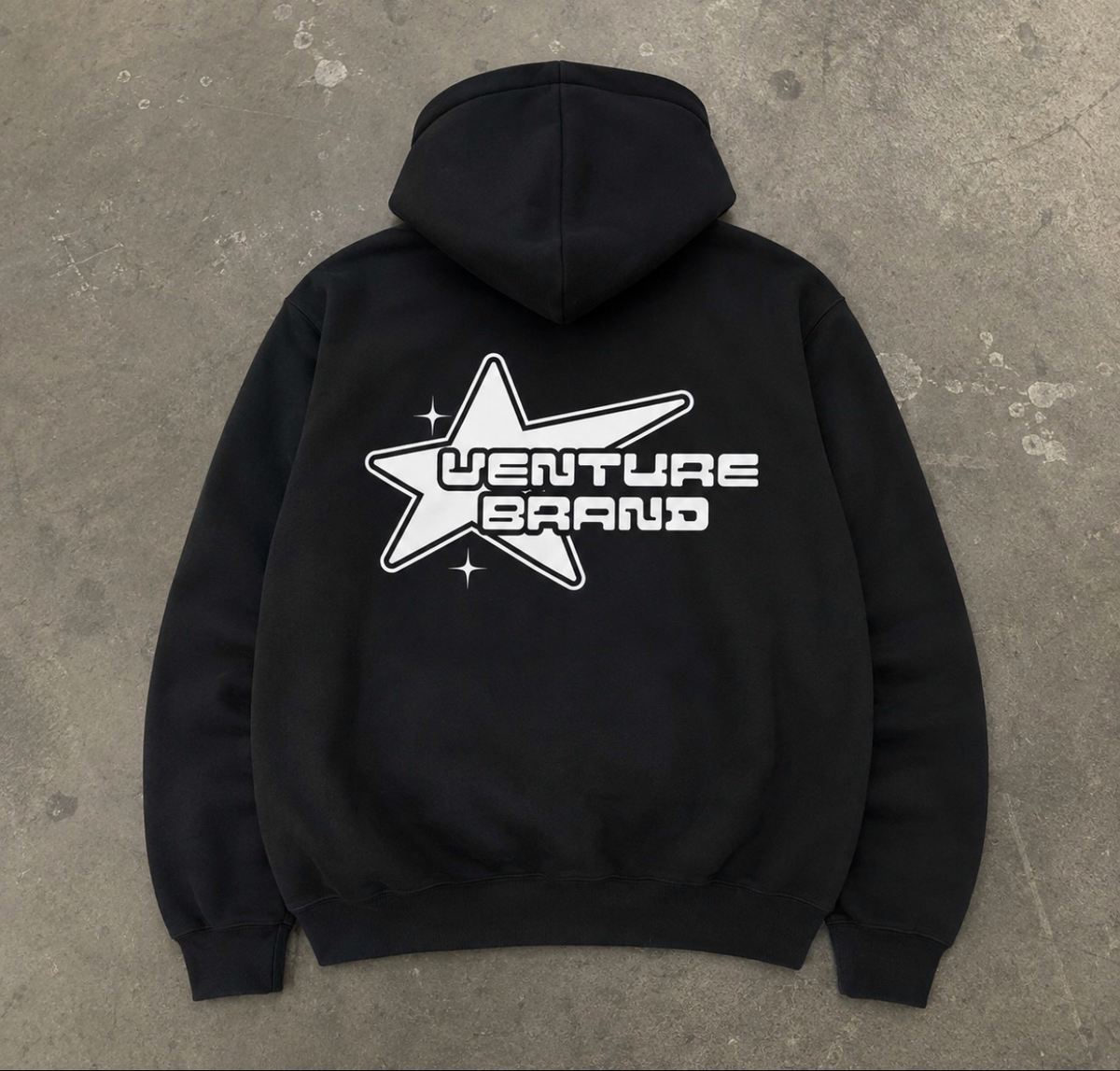 Venture Hoodie-Black